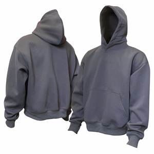 H5455 Proveedor de Ropa al por Mayor, Sudaderas Personalizadas de Color Sólido, 360 Gsm, Mezcla de Algodón, Corte Holgado, para Hombre - Product Image 3