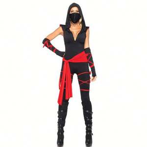 Mujeres adultas <span class=keywords><strong>Anime</strong></span> enmascarado <span class=keywords><strong>Ninja</strong></span> Warrior disfraces Halloween mascarada disfraz Cosplay - Product Image 6