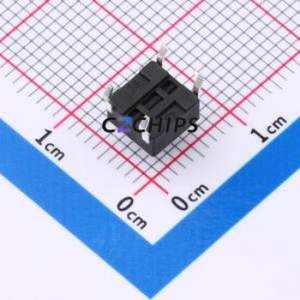 SMG-01-H060A1 Tactile Switch DIP-4P,6x6mm Switch Single Pole Single Throw Round Button 2.5N 6mm - Product Image 2