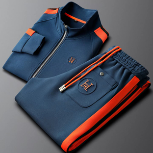 ชุดกีฬาลำลองแฟชั่นฤดูใบไม้ร่วงใหม่จากผู้ผลิต ชุดสองชิ้น เสื้อแขนยาวทรงหลวม กางเกงขายาวทรงตรง - Product Image 2