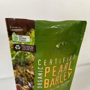 Busta Stand-up Stampata in Rotocalco con Cerniera per <span class=keywords><strong>Orzo</strong></span> Perlato, Alimenti, Caffè, Imballaggio Flessibile in Plastica - Product Image 6