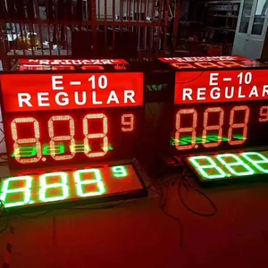 Green Diesel 8.88 9/10 USA Standard Outdoor Waterproof 20inch Led Gas Price Display Signs