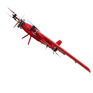 Rode Adelaar Vf 180P Vtol Verticale Start Landing Uav Extra Lange Spanwijdte Drone Fpv Vliegtuig Met Afstandsbediening Van De Landing Diy
