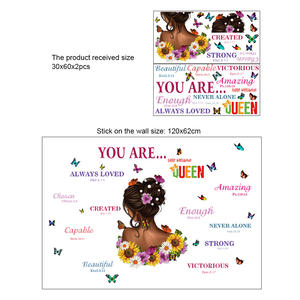 <span class=keywords><strong>Adesivi</strong></span> ispiratori della decorazione della stanza delle ragazze del fiore della farfalla 3D sul muro - Product Image 6