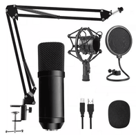 Microphone de jeu à condensateur USB, microphones à tambour professionnels, table live studio, microphone d'enregistrement, micro de jeu