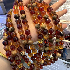 <span class=keywords><strong>Collana</strong></span> di Cristalli di <span class=keywords><strong>Ambra</strong></span> Giallo Scuro Naturale 11-12mm, Alta Qualità, <span class=keywords><strong>Pietra</strong></span> Spirituale per Guarigione e Reiki - Product Image 4