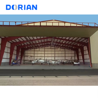 Kit de construction de hangar pour petits avions Henan Bâtiments préfabriqués en acier 50X100