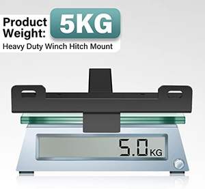 Nouveau <span class=keywords><strong>support</strong></span> de treuil universel de 2 pouces pour <span class=keywords><strong>attelage</strong></span> de véhicule tout-terrain (ATV), UTV, tracteur de pelouse/jardin, en acier avec goupille et clip - Product Image 5