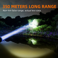 Lampe de poche LED rechargeable R3 en alliage d'aluminium 2000 lumens avec fonction Power Bank Lampes de poche et torches