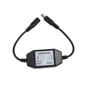 Đầu vào 12V-24V DC 5.5*2.1 MÉT Nam để nữ cáp mở rộng <span class=keywords><strong>LED</strong></span> Dimmer cho <span class=keywords><strong>LED</strong></span> chuỗi Lights giáng sinh đèn đen - Product Image 2
