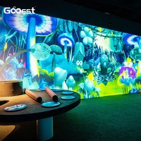 Système de projection holographique immersif interactif Gooest Graffiti World pour parcs d'attractions et centres commerciaux pour enfants
