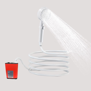 Pompe de douche de camp en plein air pour douche portable puissante, alimentée par des piles rechargeables, pour le camping, la randonnée, les voyages au bord de la piscine <span class=keywords><strong>Sho</strong></span> - Product Image 6
