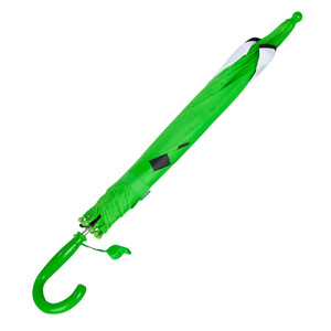 RPET Polyester Eco Material Kids Boys Girls Lovely 3D Green Frog Sun Rain Anti-UV Windproof Pop-up <strong>Umbrella</strong> for <strong>UK</strong> - Product Image 4