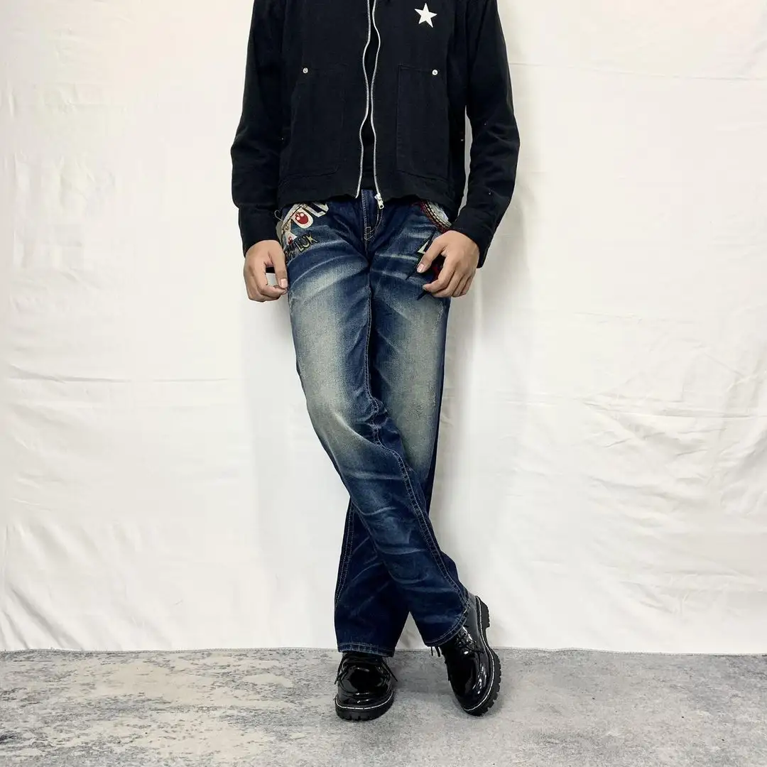 Custom Mannen 2024 Lotfeel Hoge Kwaliteit Vintage Jeans Merknaam Designer Jeans Broek Heren Zelfkant Jeans Japanse Man