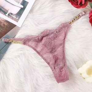 Tangas de Lujo al por Mayor para Mujer, Tanga con Pedrería, Joyería Sexy de Encaje, Bragas de Marca para Mujer - Product Image 5