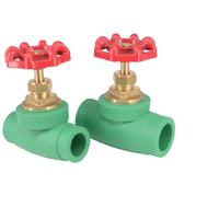 Vanne à vanne en plastique PPR Offre Spéciale toutes sortes de produit d'approvisionnement en eau de matière première avec la structure d'arrêt