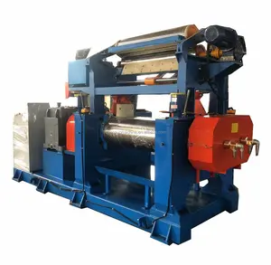 Qingdao factory direct sale two-roll natural rubber mill rubber open mill rubber mixing machine for plastic