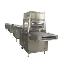 Bruine de chocolat avec tunnel de refroidissement Machine d'enrobage de chocolat