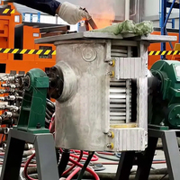 All-in-One Super Inductotherm Metall-Induktionsschmelzofen 75kW 1500 Tunnelproduktion 2200°C Inklusive Zangen