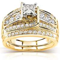 Vente en gros de bagues de fiançailles de style INS à la mode, serties de diamants, plaquées or, avec zircon 3A, pour femmes