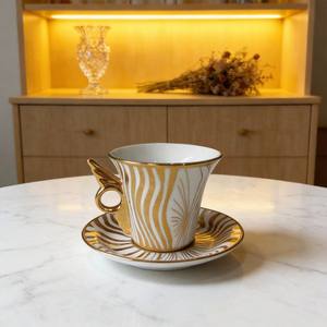 Set di Caffè e Tè in Fine Porcellana Araba - Marca HARVIT, Stile Americano Ecologico Prodotto a Guangdong, Cina - Product Image 2