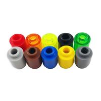 Blocs de construction ronds robustes en ABS 1x1, briques en plastique multicolores très vendues pour l'assemblage de modèles MOC, pièces détachées n°3062b