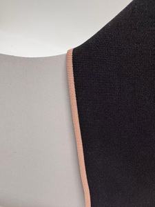 Ribete de polialgodón, Tejido para cuellos y puños deportivos, Tela de ribete plano, Cuello de ribete prefabricado, Cuellos para camiseta - Product Image 4
