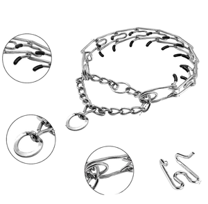 Colliers pour animaux de compagnie en acier inoxydable de haute qualité en gros - Colliers de sublimation, laisse d'entraînement détachable, collier anti-traction et anti-choc - Product Image 2