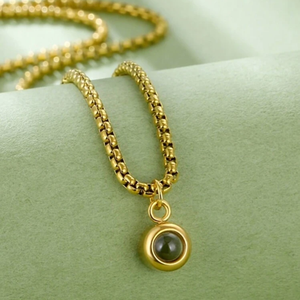 Collana con Proiezione in Acciaio Inossidabile Resistente allo Scolorimento, Catena per Maglione Unisex per Stratificazione - Product Image 6