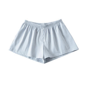 Short élastique décontracté pour femmes couleur unie/imprimé fleuri/cœur bas pantalon court été vêtements de détente décontracté nouveau - Product Image 4