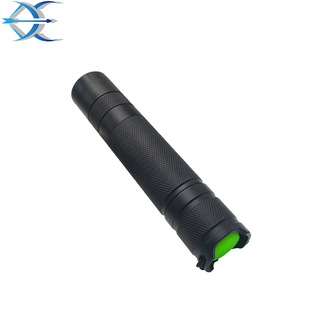 USB Rechargeable Shortwave UV LED Flashlight 365nm UVC Ultraviolet Fluorescent Mineral Detection Torch Aluminum Alloy Body IP65