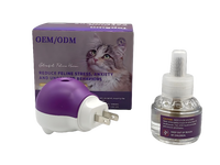 2-1 phéromones pour calmer le stress et l'anxiété produits de soulagement plug in recharge anti-agression pour chat apaisant diffuseur plug in kit