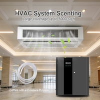 Diffuseur d'ambiance commercial pour hôtel, contrôle par application WIFI, 1000 ml, design en métal texturé, système de climatisation HVAC, sans eau
