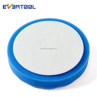 Pads de polissage EVERTOOL 6'' (150 mm) avec fixation auto-agrippante pour polisseuse rotative de voiture