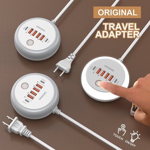 US <b>EU</b> UK <b>Plug</b> Steckdosenleiste Home Appliance Power Strip Travel <b>Adapter</b> Quick Charging Socket Multiport Stekkerdoos - Product Image 4