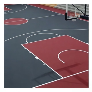 Revêtement de sol en vinyle PVC sur mesure pour terrain de basketball intérieur - Product Image 5