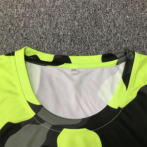 T-shirt à manches courtes col rond de qualité supérieure, coupe classique, vierge, sublimable sur tissu polyester/coton, séchage rapide, écologique - Product Image 3