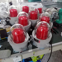 Cheminée personnalisée en usine Obstruction de l'aviation Tour de construction Avertissement à LED Balise rotative Aéroport Antidéflagrant Lumière d'aviation