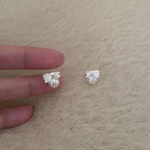 Pendientes de Perlas con Lazo Francés de Plata de Ley S925, Diseño Versátil de Alta Gama con Estilo Único - Product Image 5