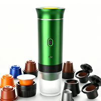 Machine à café portable sans fil 3 en 1, facile à utiliser, mini machine à expresso rechargeable pour les besoins de voyage, à domicile et en extérieur