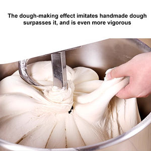Amasadora Espiral Comercial de Doble Velocidad, Tazón de Acero Inoxidable, Protector de Seguridad, para Panadería, Pizza y Pan - Product Image 6