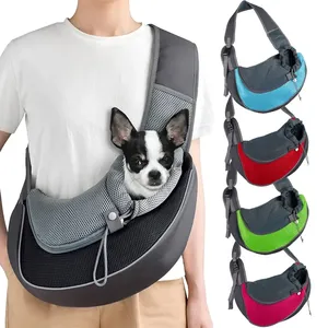 Mochila Transportadora para Mascotas, Bolso de Viaje, Bandolera, Transpirable, de Malla, para Gatos, Perros Pequeños, Cachorros, Aprobada por Aerolíneas - Product Image 1