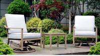 Conjunto de muebles de exterior para jardín, silla de jardín moderna, bolsa de granos, sofá, asiento divertido, Logo personalizado, mesa lateral de embalaje de tela
