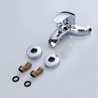 Robinet mitigeur chaud/froid encastré ou apparent NES-CAB1 pour salle de bain, mitigeur de douche trois fonctions avec interrupteur de température de l'eau