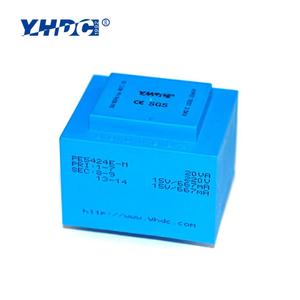 Transformador de CA Monofásico de Plástico de la Serie EI, Reductor de Voltaje, Entrada 220-230V, Salida 6V/7.5V/9V/12V/15V/18V/24V, 20VA, PE5424E-M, YHDC - Product Image 4