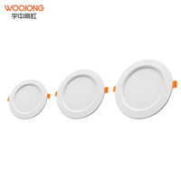 Plafonniers LED ultra-minces en tôle de fer, vente chaude de l'usine Woojong, prix compétitif pour les maisons et les centres commerciaux