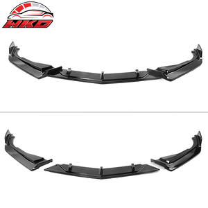 Protector de Parachoques Delantero para Honda Accord 2018-2021, Estilo IKON V2, Kit de 3 Piezas, PP Negro Brillante, Difusor, Protector de Mentón - Product Image 3