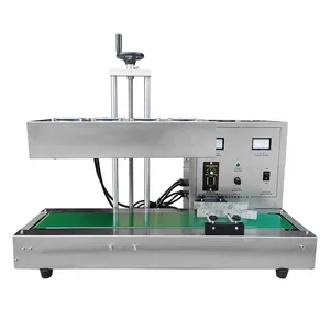 Commercial Continuous Honey Glass Plastic Bottle Gasket Sealer sealing machine heat sealer