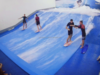 Offre Spéciale Flowrider Surf Surf Pool Double Waves Surf Machine pour parc à thème aquatique