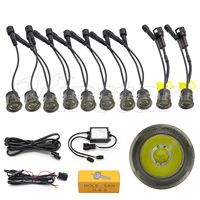 Feux de jour LED universels pour voiture 12V, feux de jour flexibles, phare LED Vinstar